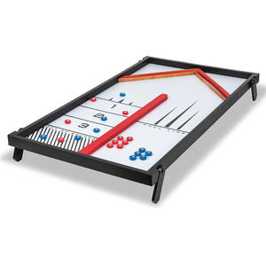 Juego de Tenis de Mesa y Shuffleboard, Juego de Tenis de Mesa Portátil con Red Retráctil, Mesa de Ping Pong - Product Image 1