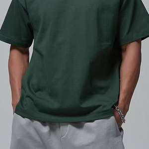 Camisetas Oversize para Hombre, Diseño Moderno, 100% Algodón, Color Sólido, Talla Adulto, Corte Holgado, Estampadas - Product Image 5