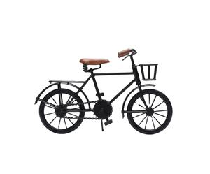 Miniature vintage en fer pour figurine de vélo rétro, technique de soudure, décoration de Noël pour la maison, le bureau, ou comme ornement artisanal - Product Image 1