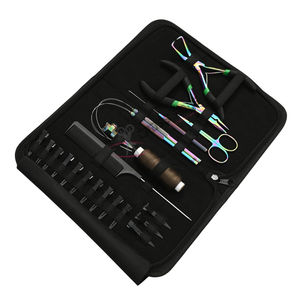 Micro Ring and Installation Hair Extension Tool Bundle with Bead Removal Plier Wire Loop Threader Mini Scissors Parting Finger - Product Image 1