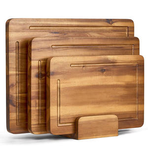 Tabla de cortar multiusos de bambú con canal para jugos |   Tabla de Cortar Ideal para Preparar Carne, Verduras y Frutas - Product Image 6