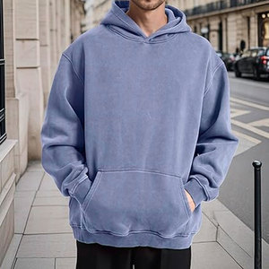 Sudadera con Capucha Oversize para Hombre y Parejas, Estilo Vintage con Lavado Ácido, Tejido Suave, Unisex, Estilo Americano - Product Image 5