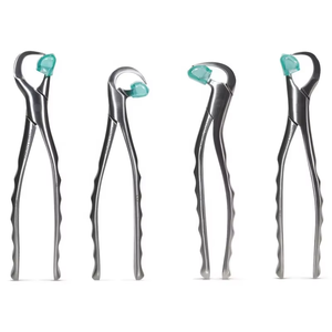 Ensemble de forceps d'extraction dentaire en acier inoxydable réutilisable de haute qualité, 4 pièces - Product Image 3