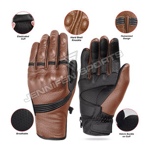 Guantes de Motociclismo de Invierno 2026, Largos, de Cuero, Antideslizantes, Antiviento, con Pantalla Táctil y Protección para los Nudillos, para Hombre - Product Image 2