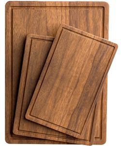 <b>Wood</b> Form Board Rectangle Chopping Blocks Set Anti Slip Dishwasher Safe Multifunctional Cutting Boards Combination Package Board - Product Image 1