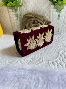 Bolsos Potli Unisex para Mujer y Niña, Diseño Decorativo, Bolsos de Mano con Cordón, Bolsos Potli Tradicionales al por Mayor - Product Image 4