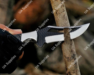 มีดทำมือสำหรับช่างตัดแต่งกีบม้า ใบมีดคงที่ สำหรับกิจกรรมกลางแจ้ง ตั้งแคมป์ ล่าสัตว์ ด้ามจับ G10 Micarta แบบ Full Tang มีดสกินเนอร์ รับผลิตแบบ OEM/ODM/OBM - Product Image 2