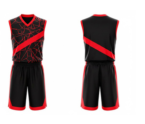 Custom Basketball Team Uniform Sublimation Jersey Set High Quality for Dry Breathable Polyester Jersey And Shorts For <b>Men</b> Women - Product Image 2