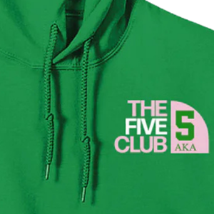 AKA Quad Club 4เสื้อมีฮู้ด, เสื้อกันหนาวมีฮู้ดผ้าฝ้ายผ้าฝ้ายแบบสวมหัวมีฮู้ดสีเขียว AKA - Product Image 6