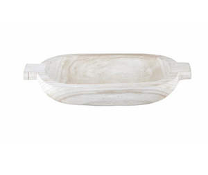 Tazón de masa de madera antiguo clásico Tazones de masa de madera redondos al por mayor Tazón de madera hecho a mano para decoración del hogar - Product Image 6