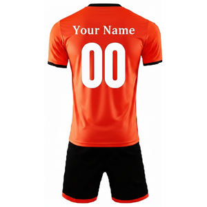 Uniformes de fútbol sublimados 100% poliéster transpirable de secado rápido con correa ajustable y diseño de logotipo personalizado. - Product Image 5