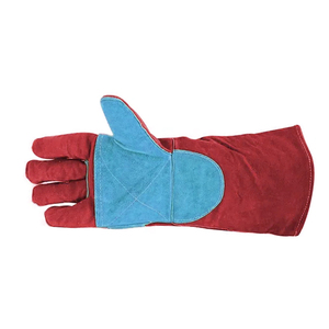 OEM Service Heat Resistant Fireproof Welding Work <b>Gloves</b> Heavy Duty Cowhide Leather With Kevlar Liner Welder Working <b>Gloves</b> - Product Image 5