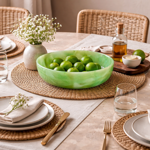 ชามซุป อาหาร และสลัด ทำจากเรซินธรรมชาติ เป็นมิตรกับสิ่งแวดล้อม ทนทาน น้ำหนักเบา ใช้กับเครื่องล้างจานได้  รับทำโลโก้ตามสั่ง เหมาะสำหรับใช้ในบ้าน งานแต่งงาน โรงแรม งานเลี้ยง - Product Image 1