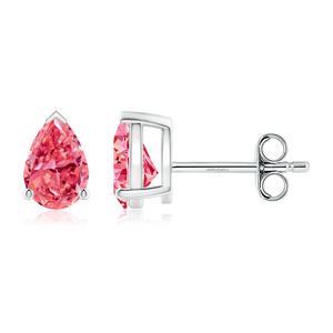 Boucles d'oreilles clous Vaayu Jewels en zircon taille goutte d'eau, classiques pour femme, pour mariage et usage quotidien, en or 10K 14K 18K et argent 925 935 - Product Image 3