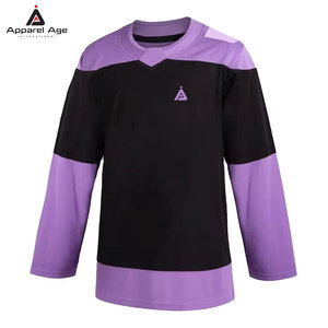 เสื้อฮอกกี้น้ำแข็งแขนยาวคุณภาพพรีเมียม ระบายอากาศได้ดี ผลิตโดยผู้ผลิตชุดกีฬาทีม จำหน่ายจำนวนมาก - Product Image 1