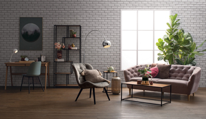 Mesa de Centro Minimalista con Estructura de Metal Negro y Superficie de Melamina para Sala de Estar y Uso Residencial, Duradera y Resistente - Product Image 2