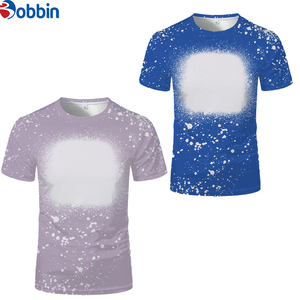 T-shirt décontracté en polyester pour homme, le plus vendu, personnalisable, avec impression effet délavé, sublimation, t-shirt vierge - Product Image 1