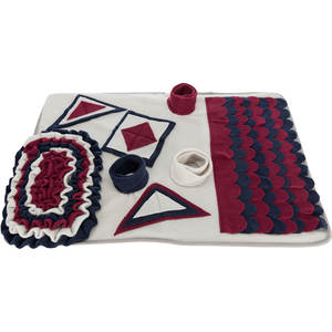 Alfombra olfativa de actividad para perros de 70 x 47 cm, juego de estrategia, rompecabezas de entrenamiento para perros - Product Image 1