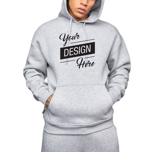 Sudadera con Capucha Personalizada para Hombre, de Algodón Grueso, Unisex, con Logotipo Personalizado, Talla Grande, Transpirable - Product Image 1