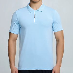 Classic Fit Stretch <b>Polyester</b> Sports Polos Custom Logo Athletic Training Outfit Breathable Quick Dry Performance Golf Polo <b>Shirt</b> - Product Image 2