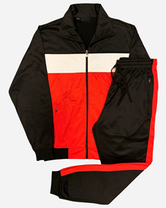 Classic Full Zip Casual Solid Eco-friendly <b>Track</b> <b>Jacket</b> and Jogging <b>Track</b> Pant Summer Breathable Sports Tracksuit Set - Product Image 3