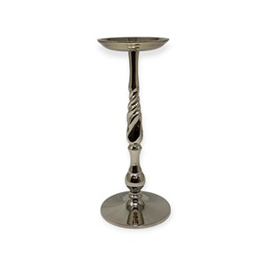 Candelabro de Metal Dorado de Lujo, Elegante Portavelas Cónico con Forma de Tulipán, Base de Aluminio Pulido Moderno para Decoración del Hogar - Product Image 3