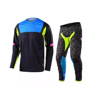 Conjunto de Pantalones y Jersey de Motocross MX de Diseño Personalizado, Transpirable, de Secado Rápido, Resistente al Viento, Traje de Carreras para Motocross, Todas las Tallas - Product Image 1