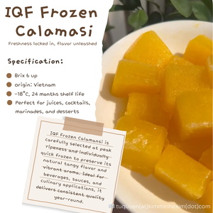 น้ำผลไม้คาลามันซีแช่แข็งแบบ IQF หั่นเป็นชิ้น รสส้มสดใหม่ แบ่งเป็นส่วนๆ - Product Image 2