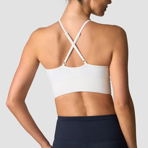 Ropa Deportiva de Verano, Bra Deportivo con Tirantes Cruzados en la Espalda, Cuello en V, Ajuste Ceñido y Elástico para Entrenamiento - Product Image 2
