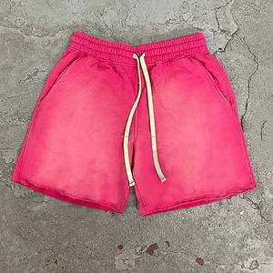 <b>Men</b> Women Vintage Washed Sweat <b>Shorts</b> Casual Drawstring Waist Loose Fit Soft Cotton Comfy Relaxed Summer <b>Lounge</b> Bottoms - Product Image 5