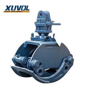 Nouveau grappin de rotateur de direction de dérapage hydraulique Grappin de griffe de bois de bois pour tracteur pour les fermes avec moteur et pompe fiables - Product Image 6