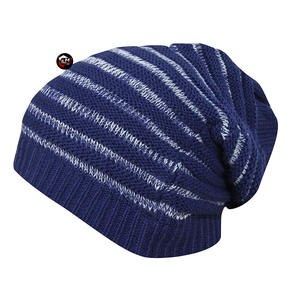 Gorros de Invierno para Hombre, Gorros Tejidos Cálidos y Elásticos, Gorros para Exteriores, Gorros Gruesos y Suaves para Clima Frío, Estilo Casual - Product Image 1