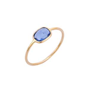 18K Yellow Gold Sapphire Ring Watch - Product Image 2