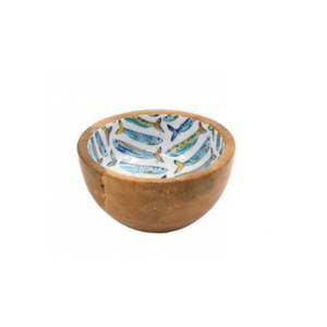 ชามไม้ทำมือลายเถาวัลย์มะเขือเทศสำหรับเสิร์ฟอาหารและตกแต่งบ้าน - Product Image 2