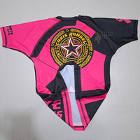 Maillot de compression sublimé pour femme adulte BJJ MMA No-Gi Grappling, en Spandex/Polyester écologique