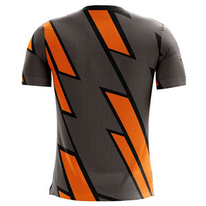 Maillot de football 100% polyester, tissu léger, entièrement sublimé, séchage rapide, respirant, écologique, anti-transpiration. - Product Image 3