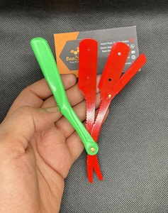 High Quality Luxury Stainless Steel Folding Straight <b>Razor</b> Plastic Handle Single Blade Barber Use Shaving Tool <b>for</b> <b>Men</b> - Product Image 6