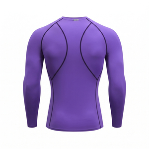 Chemise de compression à manches longues pour homme, respirante et anti-transpiration, haut de sport - Product Image 4