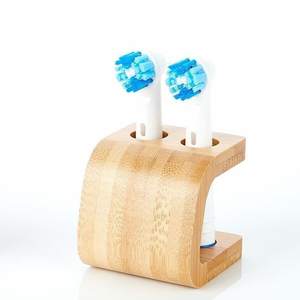 Soporte de Cepillo de Dientes de Madera Sostenible, Organizador de Baño de Bambú, Almacenamiento Ecológico para Cepillo de Dientes, Maquinilla de Afeitar y Pasta Dental - Product Image 1