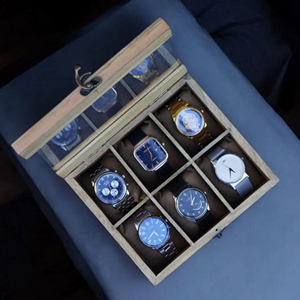 Fabricante de Cajas de Madera para Relojes, Caja de Madera para Relojes al por Mayor con Tapa de Vidrio con Bisagras de AYAANS - Product Image 3