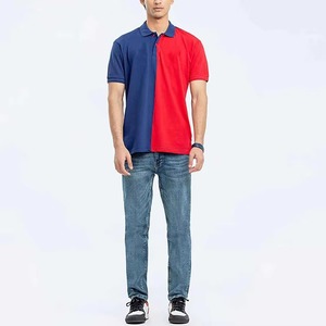 Polo pour hommes de qualité supérieure à double panneau, personnalisable avec logo brodé, design uni, pour le golf et le sport, vente en gros, toile économique - Product Image 2