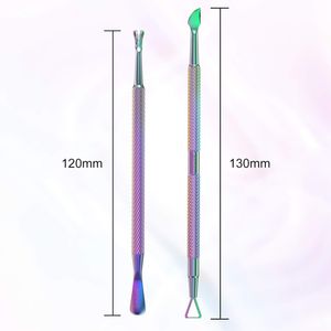 Set di Strumenti per Manicure in Acciaio Inossidabile: Spingicuticole, Rimuovi Smalto, Raschietto per Gel, Bastoncino per Cura delle Unghie - Product Image 3