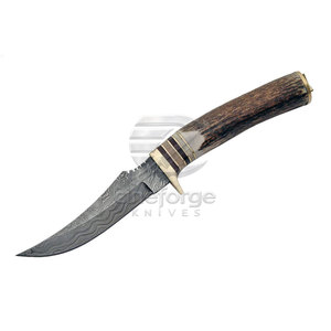 Couteaux de chasse en acier Damas couleur unie, nouveau style, prix abordable, en stock, vente chaude - Product Image 2