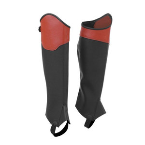 Custom Soft Leather Half Chaps Durable Cowhide Equestrian Horse <b>Riding</b> Gaiters Premium Unisex <b>Boot</b> Gaiters LHC-0064 - Product Image 1