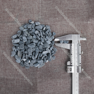 Meilleur choix de gravier de galets de marbre noir durable pierre concassée naturelle pour salles de bains extérieures, couverture de sol et décoration paysagère - Product Image 3