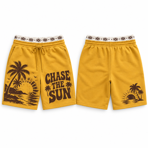 Shorts imprimés Phoenix, motif oiseau mythique, style streetwear décontracté, taille élastique, fermeture à cordon, poches latérales, imprimés graphiques - Product Image 4