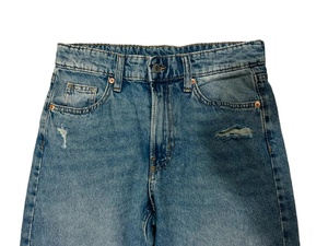 Precio al por mayor Loose Fit Jean Mujer Pantalones casuales Denim Algodón JEANS OEM Spandex Technics Style Fly Fabric Cremallera Cintura - Product Image 3