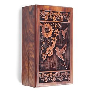 Vintage Style Wooden Jewelry Box Handmade Decorative <b>Storage</b> <b>Chest</b> For Rings And Necklaces By AALIYAN IMPEX - Product Image 4