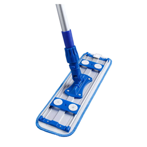 Serpillère plate en aluminium robuste avec manche télescopique, design rectangulaire, méthode manuelle pour usage domestique, ensemble de serpillères réutilisables inclus - Product Image 3