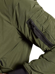 แจ็กเก็ตบอมเบอร์สำหรับผู้ชายเสื้อแจ็กเก็ตแนวสตรีทสำหรับผู้ชายปักโลโก้ตามสั่ง - Product Image 5